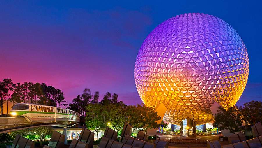 Spaceship Earth, a.k.a. the big Epcot golf ball.
