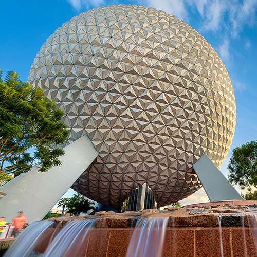 Spaceship Earth, a.k.a. the big Epcot golf ball.